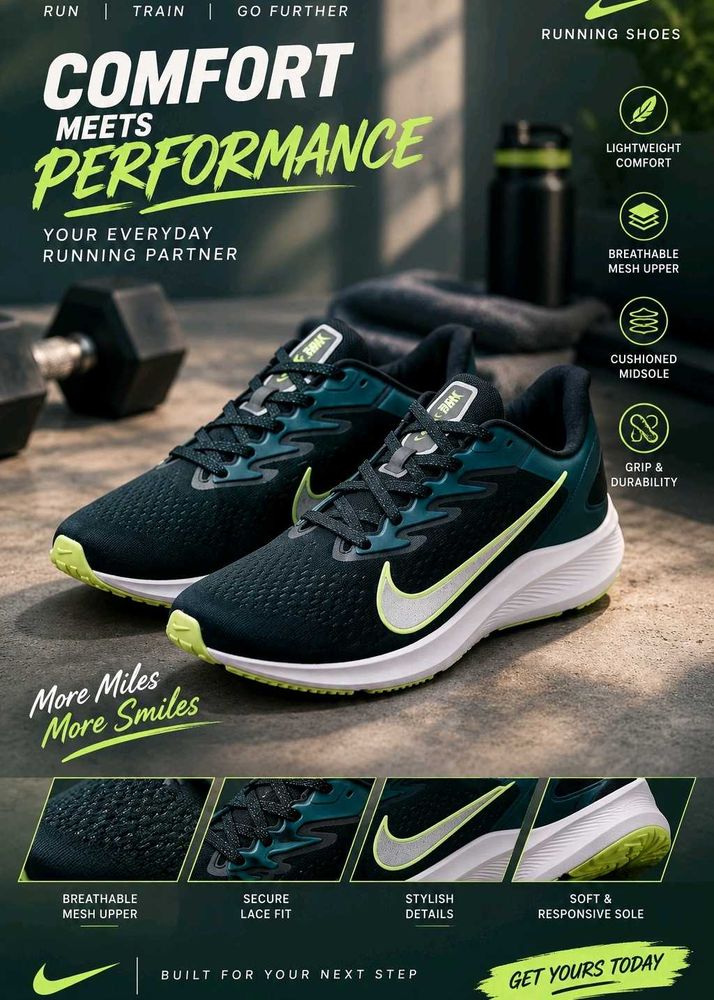 Nike Revolution Running Sports Sheos