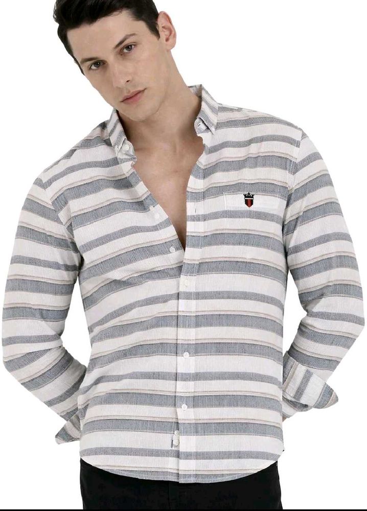 Men's Striped Casual Shirt 👔