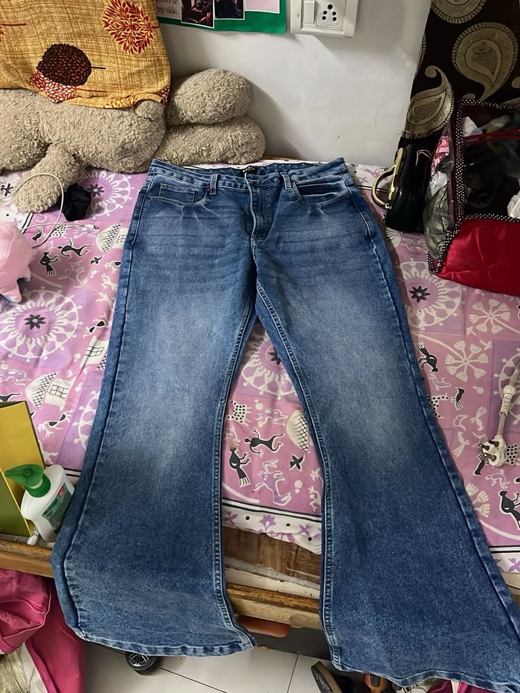 Blue Flare Jeans