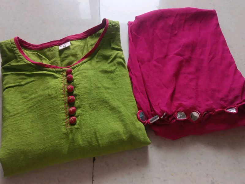 Kurta With Duppata