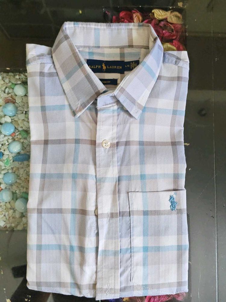 Ralph Lauren Plaid Button-Down Shirt