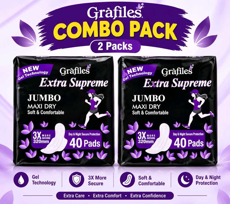 Grafiles Combo Pack Sanitary Pads