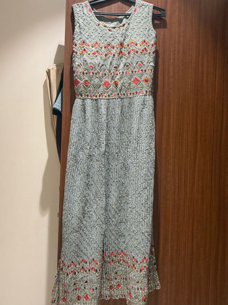 Stunning straight kurti with palazzo