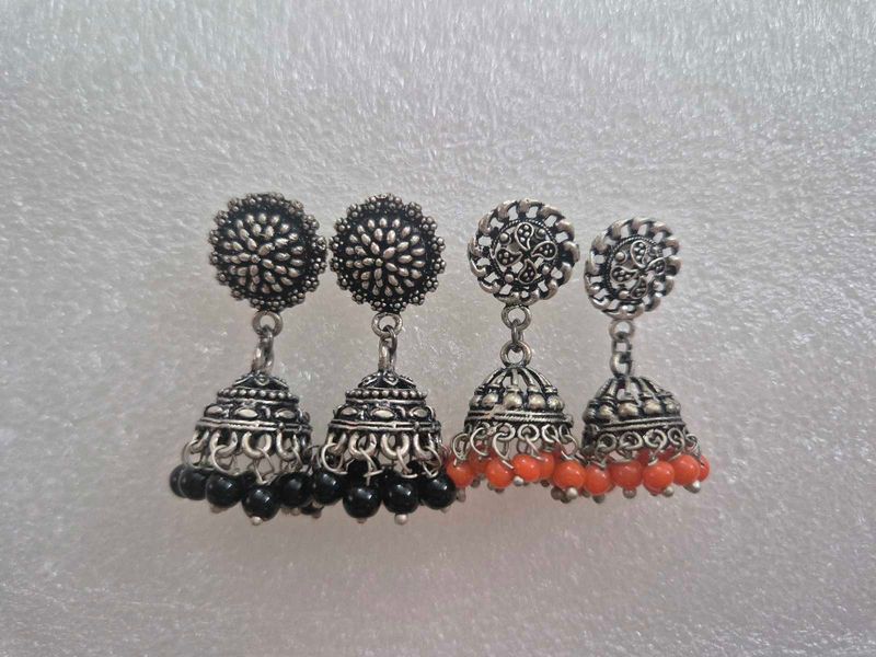 Elegant Jhumka Earrings Set-Unused