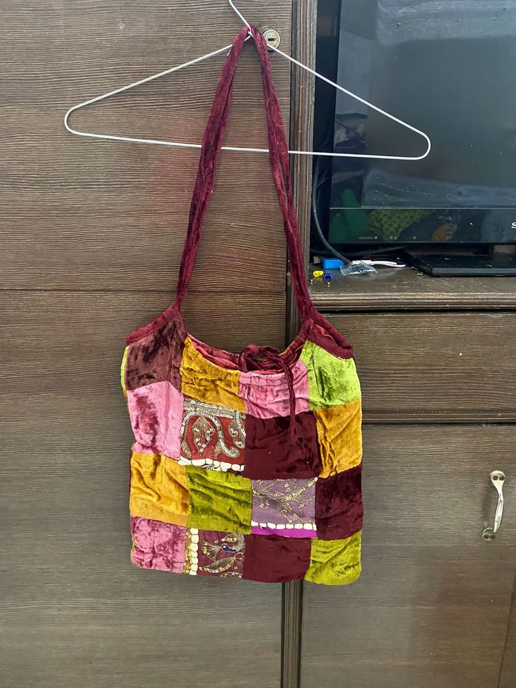 Patchwork Shoulder Bag