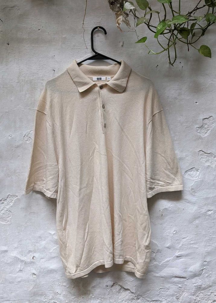 Classic Beige Polo Shirt