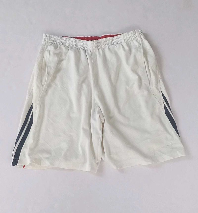 Men's White Athletic Shorts