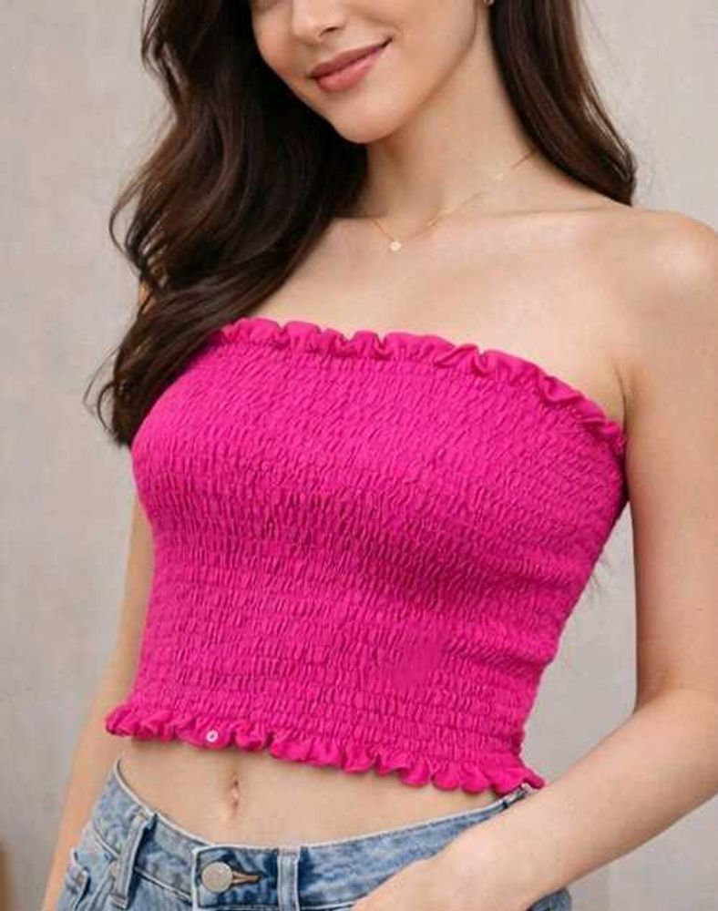 Hot Pink Tube Top
