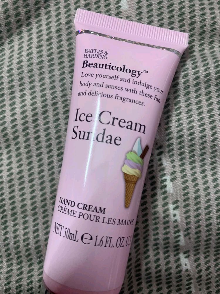 Hand Cream In Sundae Icecream Flavour