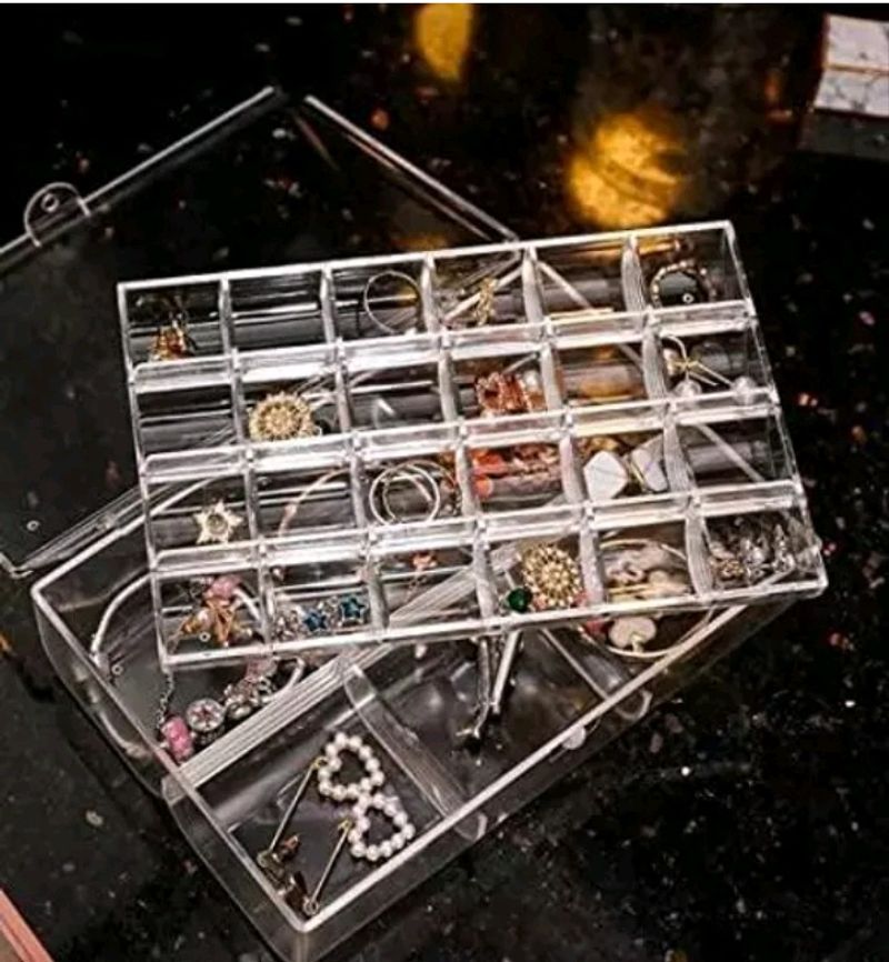 2 Layer Acrylic Jawellery Storage Box (No Return)