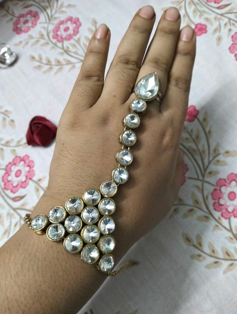 Stunning Hand Harness with Ring