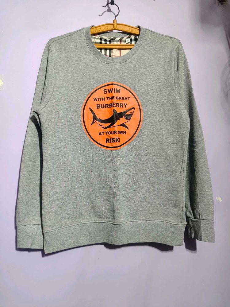 Burberry "Swim With The Great" Shark Graphic Sweat