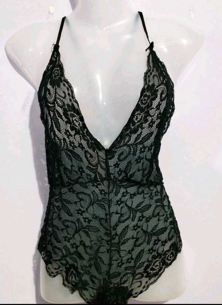 Black Lace Bodysuit