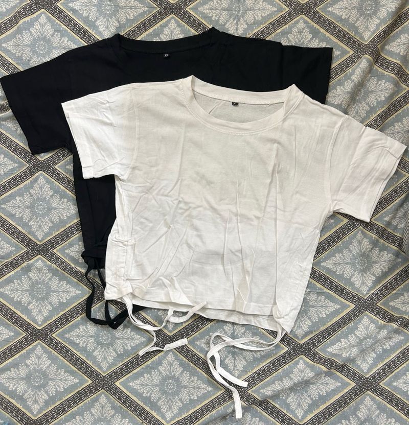 Set of 2 Basic Crop Tops