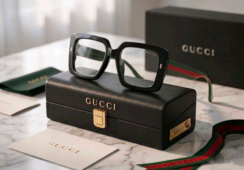 Gucci Black Square Eyeglasses