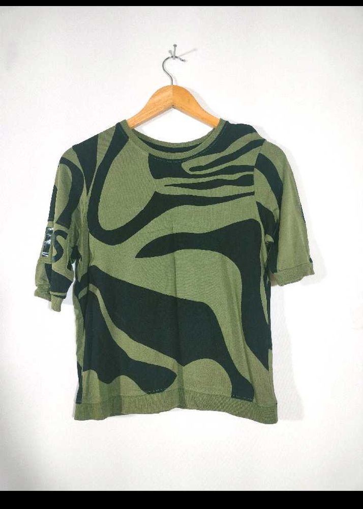 Abstract Print T-Shirt