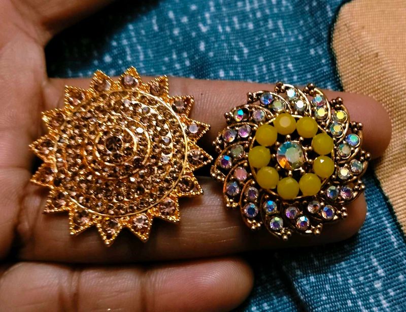 Stunning Ethnic rings set of 2