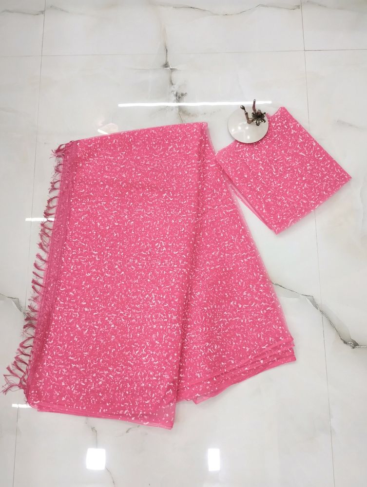 Lace Net Saree (Pack Of 3) SALE !!