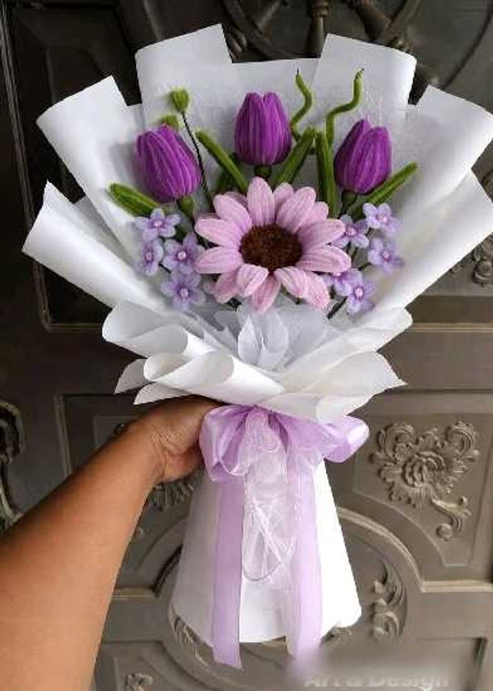 Handmade Felt Flower Bouquet