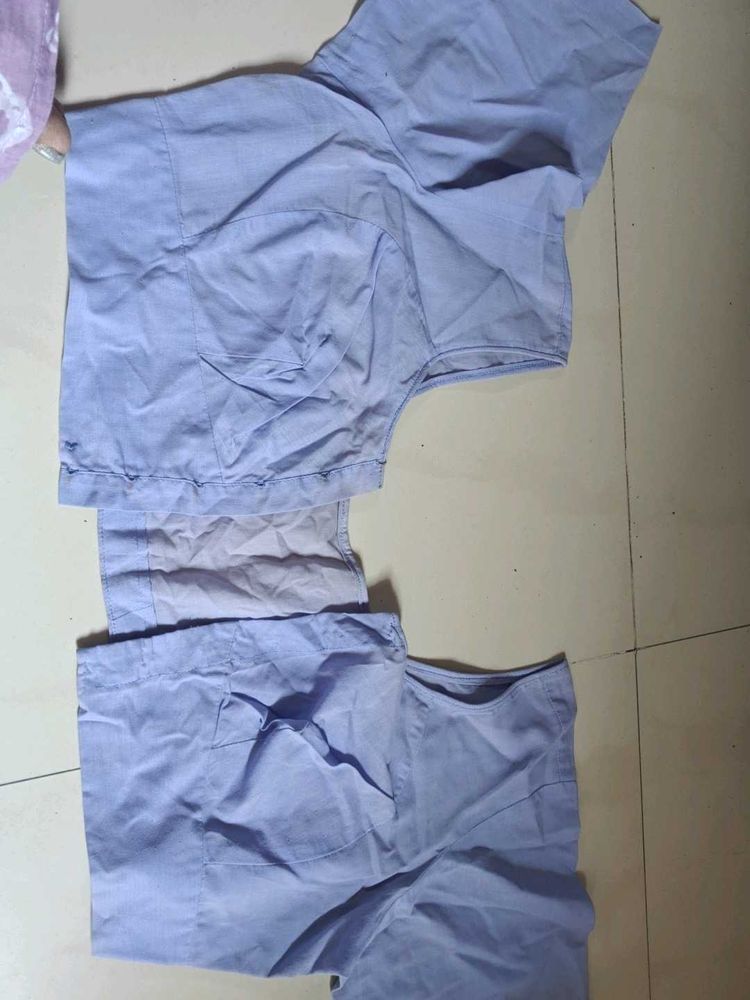 Light Blue Cotton Blouse