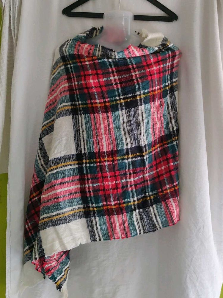 Cozy Plaid Scarf(wool)