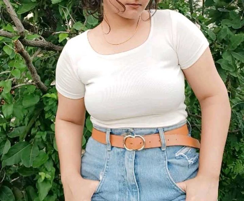 combo of Square Neck T-Shirt