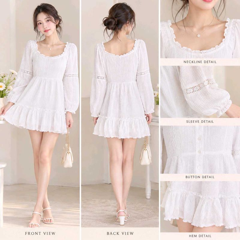 Chic White Mini Dress