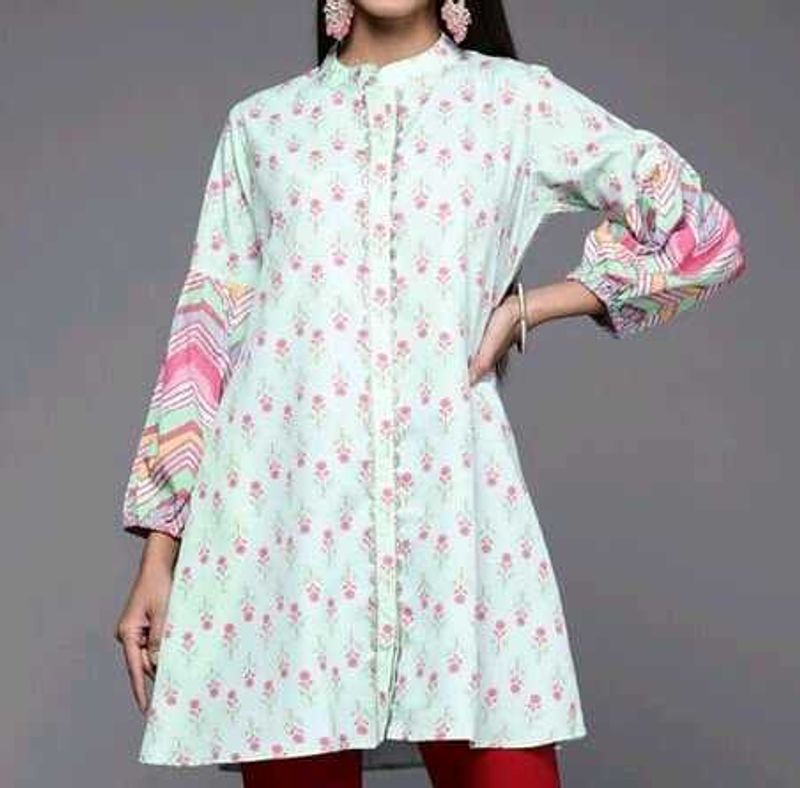 Designer Kurta with Balloon Sleeves