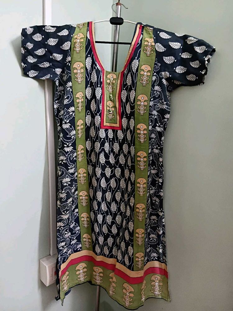 Daily Wear Kurta With Dupatta And Pajama