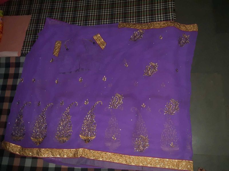 stone heavy work new saree