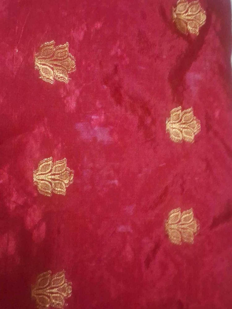 Vibrant Pink Silk dupatta
