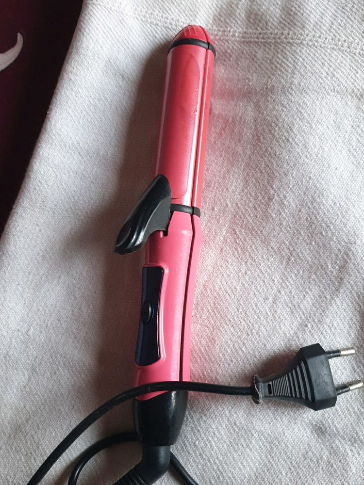 2 In 1 Hair Curler Nd Straightener