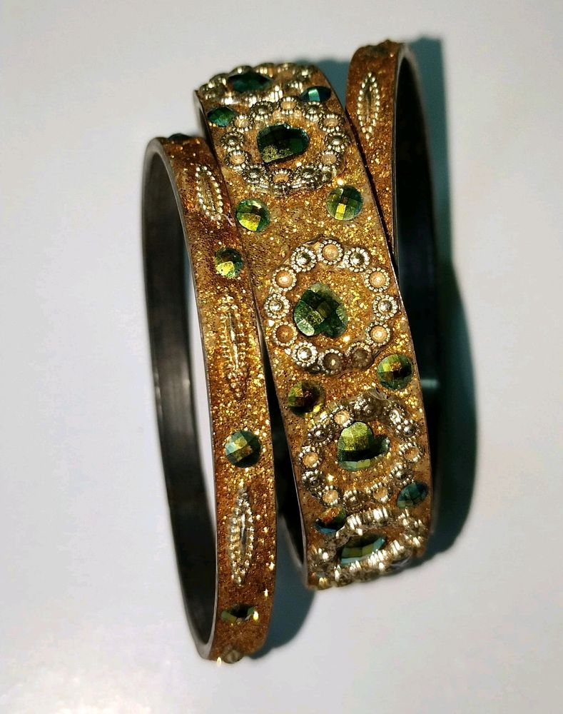 Bangles gliter &amp; stone work