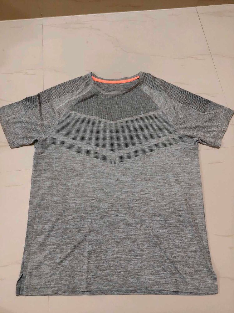 Men's Grey Athletic T-Shirt