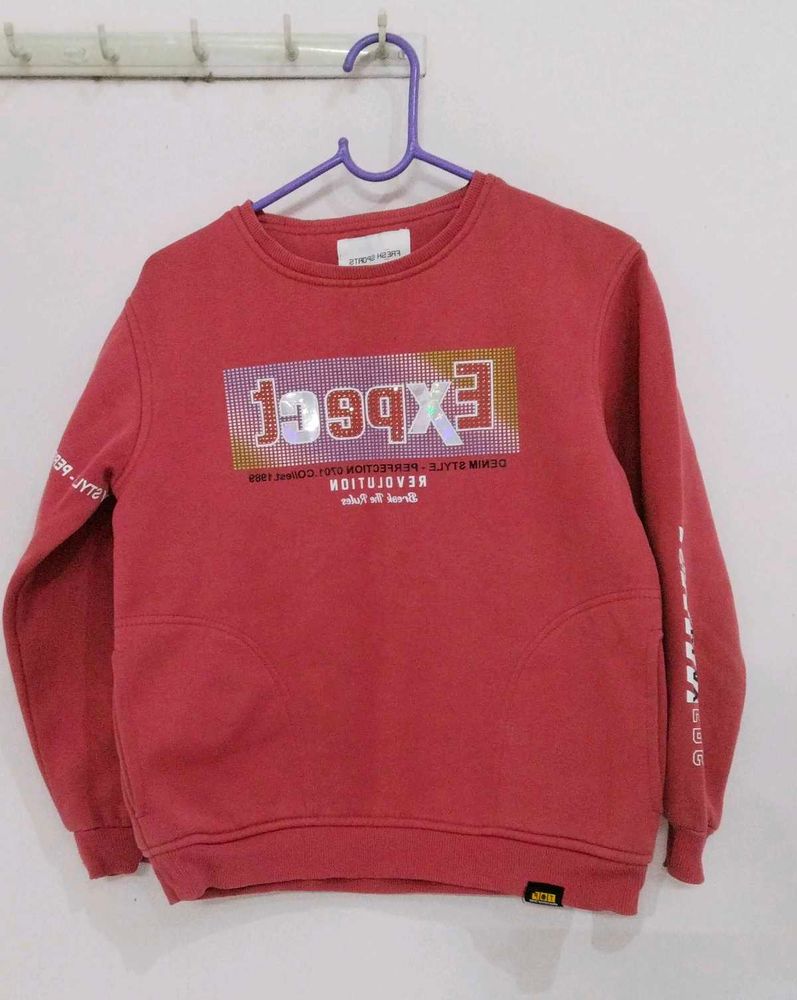 Pink Graphic Sweatshirt