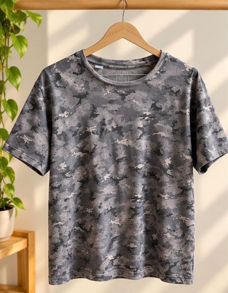 casual grey T-shirt
