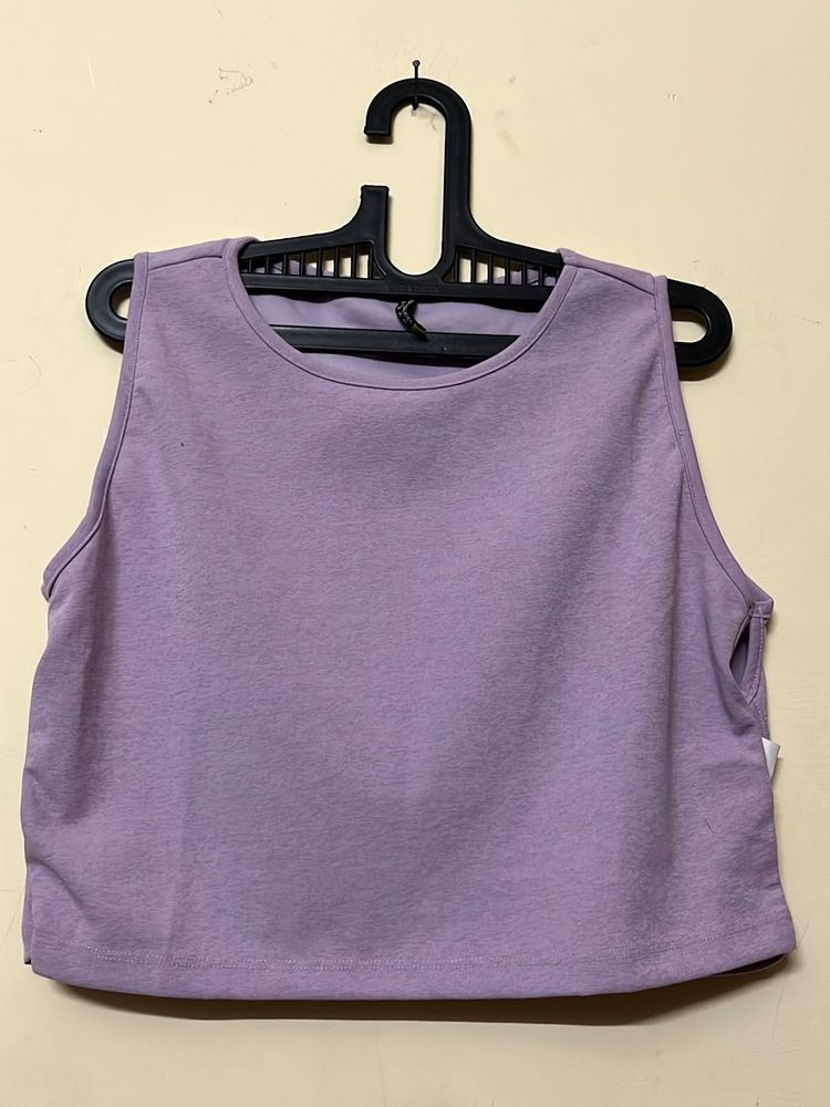 Lavender Crop Tank Top