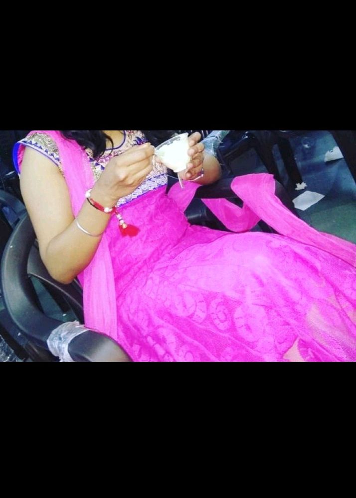 Beautiful Pink Anarkali Dress