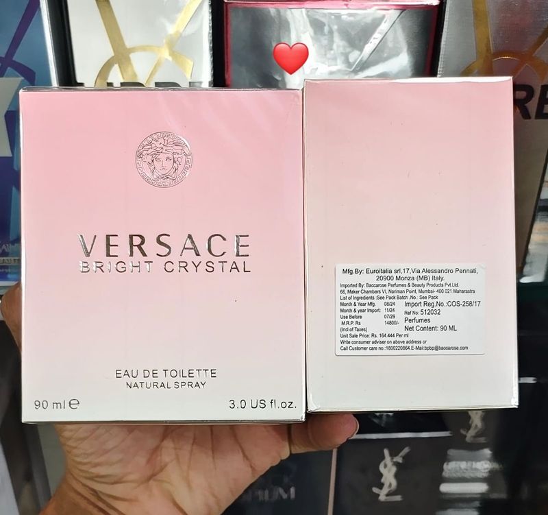 Versace Bright Crystal Eau de Toilette 90ml