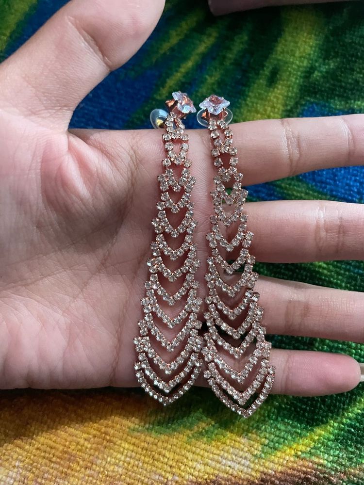 Sparkling Drop Earrings