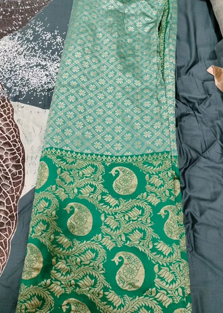 Wedding Silk Saree Designer With Blouse Designe
