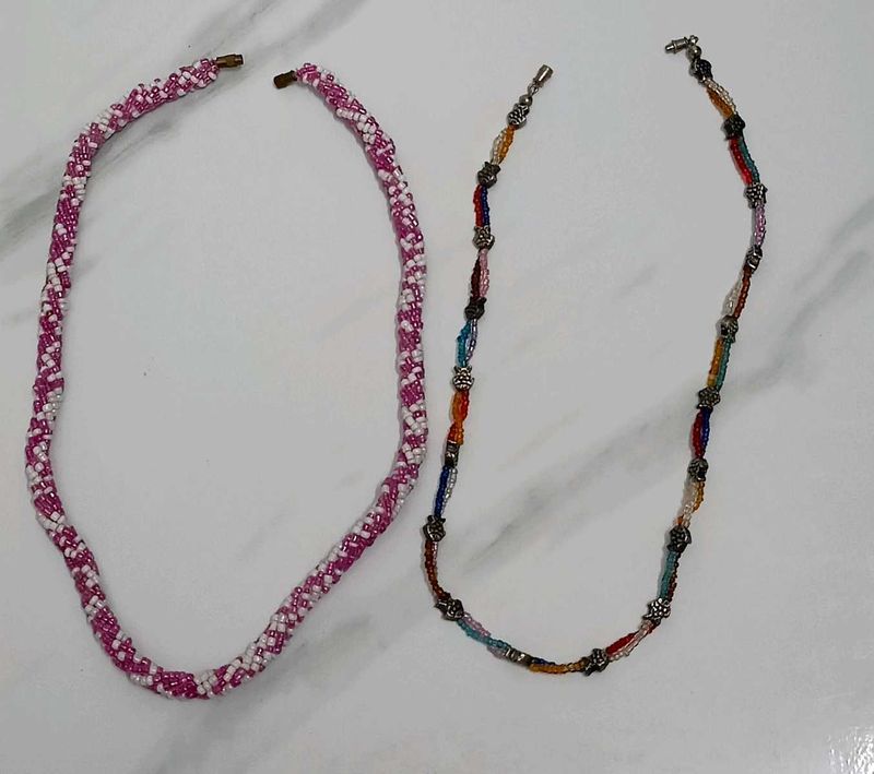 Beaded Necklaces Set (Handmade)
