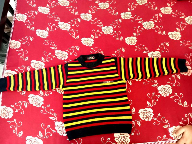 Striped Kids' Knitted Sweater