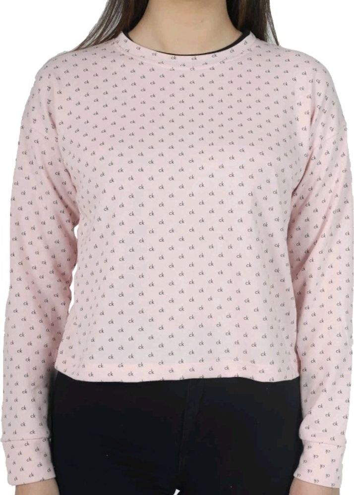 Printed Women Pink T Shirt