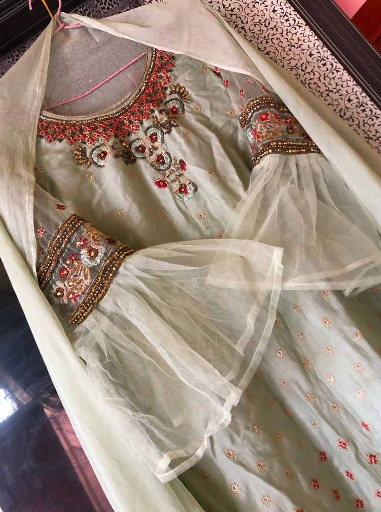 Heavy Embroidery Shuit