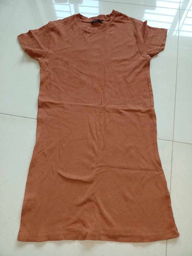 Terracotta Orange Bodycon Dress