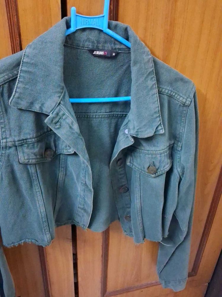 Cropped Denim Jacket