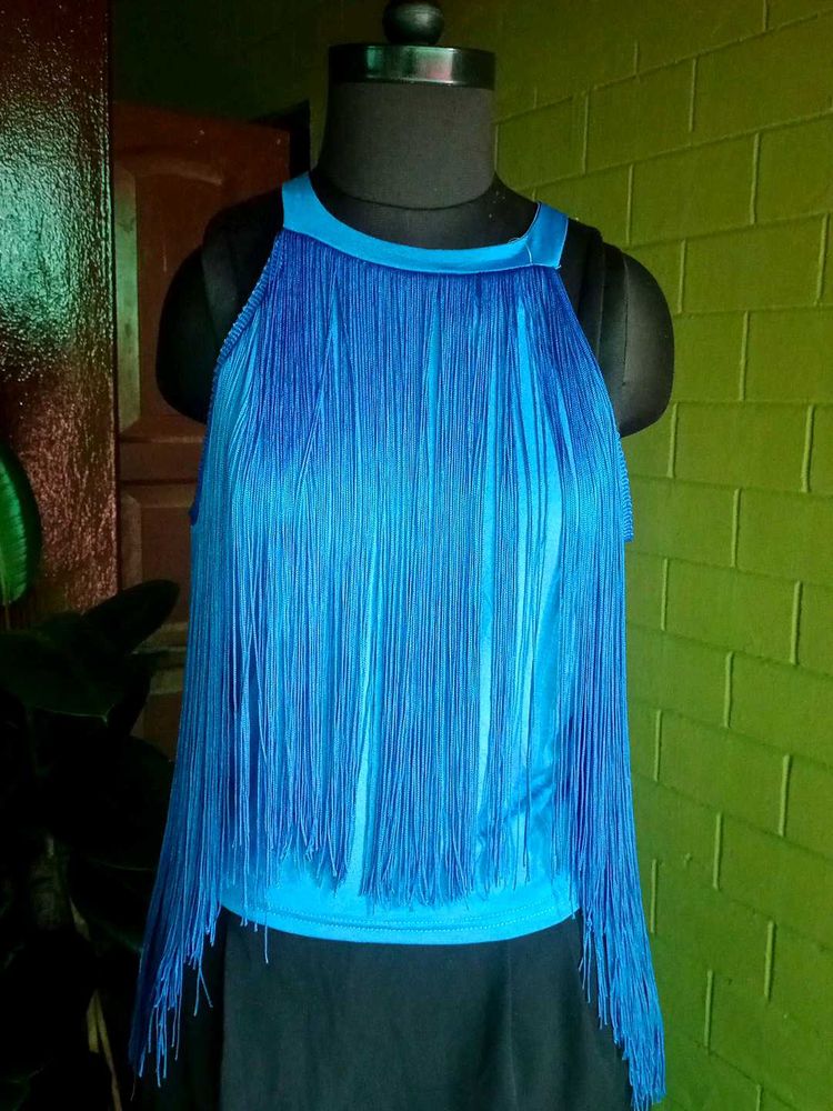 Orginal Shein Fringe Sleeveless Top