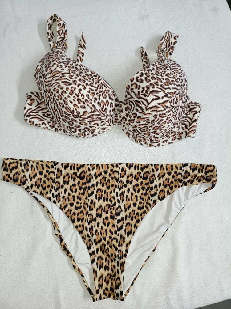 Leopard Print Bikini Set