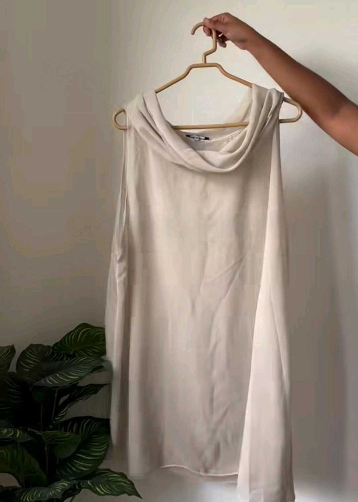 Silver colour top